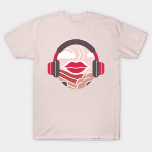 Boho Style ASMR Headphones T-Shirt